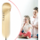 Cabeça de treinamento de manequim de 66 cm (26 polegadas) em fibra sintética para penteados, com presilha e kit para tranças faça você mesmo 5