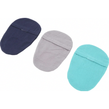Conjunto de 3 capas laváveis para bolsa de ostomia, com inserções protetoras removíveis e à prova de poeira em cores sortidas para uso diári