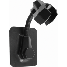 Suporte para Chuveiro, Sem Furos, Ajustável em 360 Graus, Acessório para Banheiro, Preto, Suporte de Parede Durável