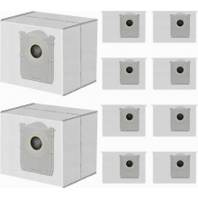 Sacos de pó X11 Pro para aspirador robô, sacos de substituição com carvão ativado, pacote com 10 unidades, capacidade de 3 litros, compatíve
