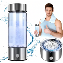 Fľaša na vodíkovú vodu 420 ml PEM technológia Nabíjateľná prenosná fľaša s generátorom bohatým na vodík s USB