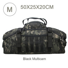 LQARMY Sac à dos tactique Molle, 30L, Noir, Voyage et Randonnée