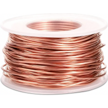 kus 20 metrového holého medeného drôtu na záhradkárčenie, sadenie a pestovanie zeleniny, vhodný aj ako ochrana proti slimákom