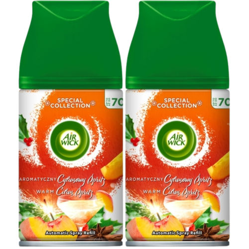 Air Wick 4 x Air Wick Freshmatic Automatic Spray Refill 250ml - Warm Citrus Spritz