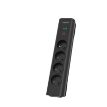 Regleta de enchufes - PHILIPS - SPN7040BA-60 - 600 J - 6 salidas CA - 3680 W