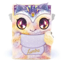 Agenda kind Nebulous Stars Lumina NS12513 — Geheim notitieboek met zwarte pluche kaft