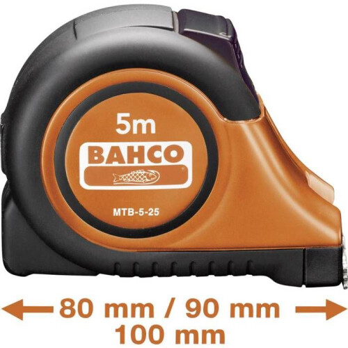 Bahco BAHCO MTB-5-25-M 5 m mit Magnetkopf Maßband 1