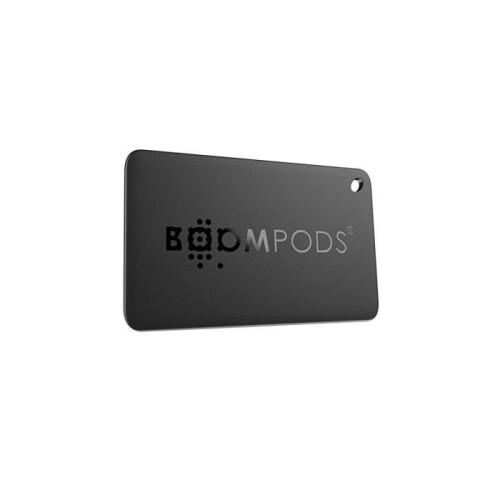 Balise connessa Boompods Finder Boomcard Nera