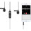 BOYA M1DM Dubbele microfoon lavalier - TRRS-uitgang - 4 m kabel 2