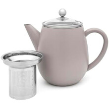 Théière - BREDEMEIJER - Duet Eva - Double Paroi Inox - 1,1L - Gris