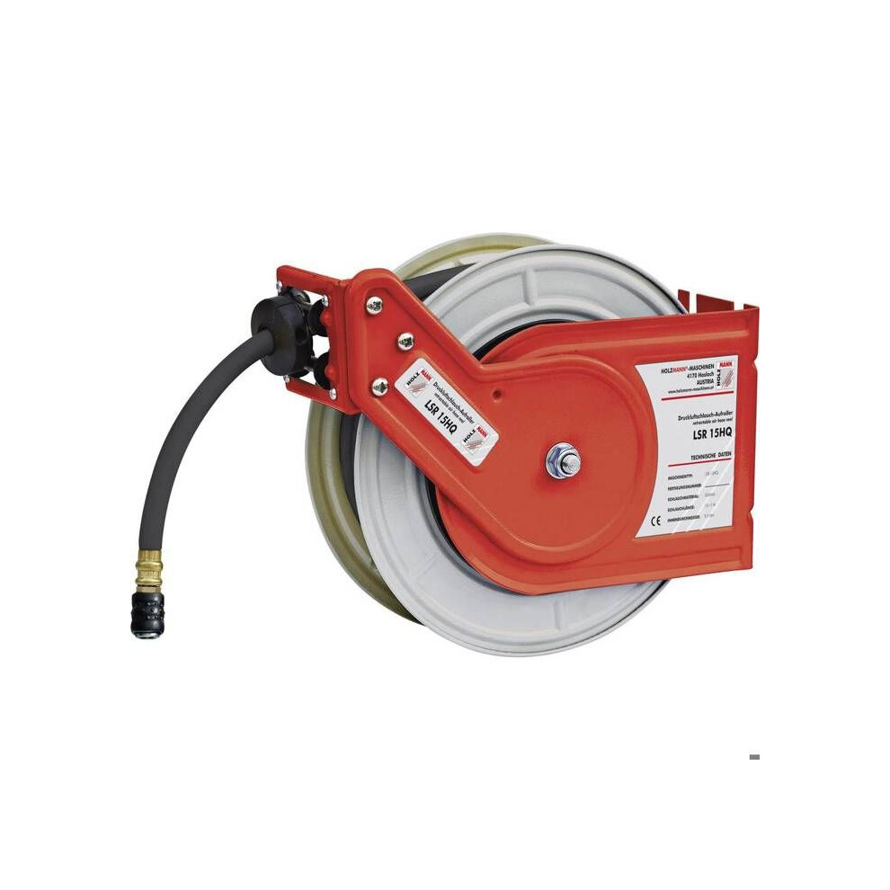 Holzmann LSR15HQ  Druckluftschlauchaufroller 20bar 15m 1/4"", Pneumatikschlauch - Image 4