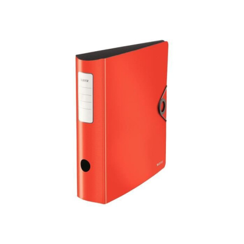 Raccoglitore a leva - Leitz - 180 Active Solid - 80 mm - A4 - Rosso - 500 fogli