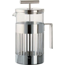 Cafetière Presso-Filtre - ALESSI - 9094/8 - 8 tasses - Café moulu - Acier inoxydable 18/10