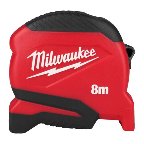 Milwaukee Mesure à ruban - MILWAUKEE - 4932498780 - 8 m - 25 mm - Compacte (slim)