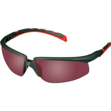 Óculos de proteção 3M Solus 2000 - Vermelho - S2024AS-RED - Lentes refletivas - Proteção contra riscos