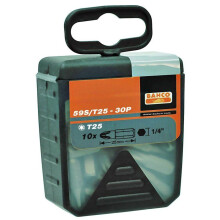 Chave macho Torx - BAHCO - 59S/T20-30P - pontas T20 - 25 mm - Pacote de 30