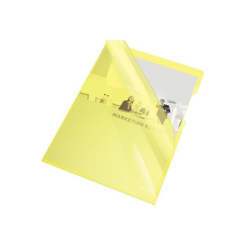 Esselte Pochette coin A4 gialla trasparente