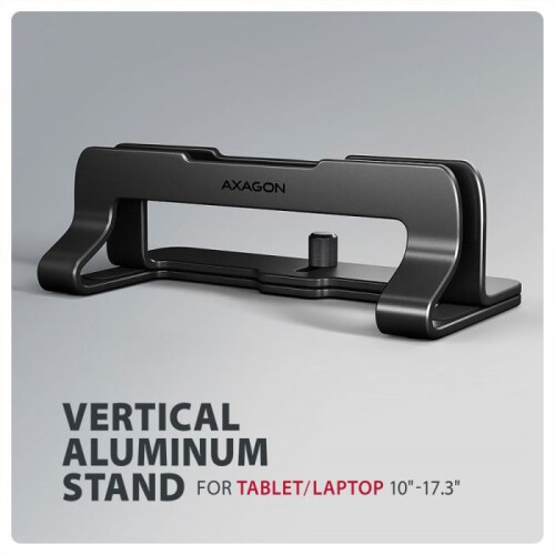 Supporto PC / tablet - AXAGON - STND-VB - Regolabile in larghezza - Nero - Compatibile con PC e tablet 1