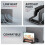 Supporto PC / tablet - AXAGON - STND-VB - Regolabile in larghezza - Nero - Compatibile con PC e tablet 3