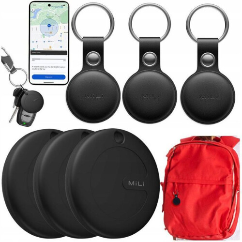 Localizzatori e accessori - MILI - MiTag GPS Locator - 3 pezzi - Rosso - Localizzazione, tracciamento GPS 1