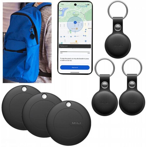 Localizzatori e accessori - MILI - MiTag GPS Locator - 3 pezzi - Rosso - Localizzazione, tracciamento GPS 2