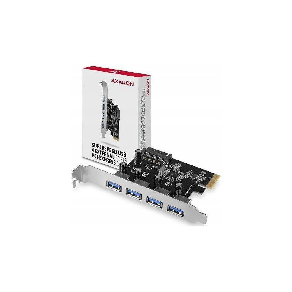 Axagon Erweiterungskarte Pceu-430Rs Pcie Usb 3.2 Gen 1 4 Ports Sata - Image 5