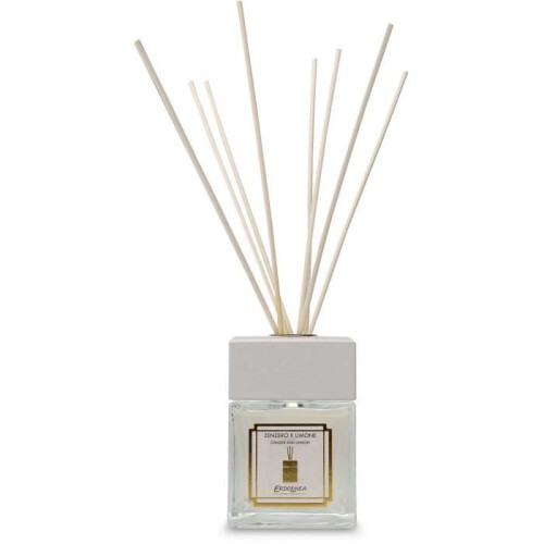 Diffuseur d'ambiance - Erbolinea Le Classiche - Gingembre &amp; Citron - 200 ml - Blanc