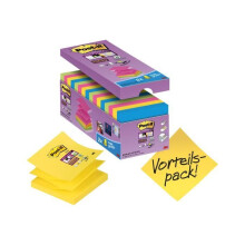 Post-it Super Sticky Z-Notes R330-SSVP16-EU - Note - 76 x 76 mm - 1440 fogli (16 x 90)