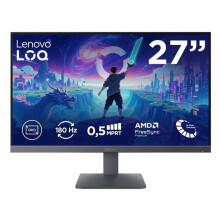 Pantalla PC Gamer LENOVO LOQ 27Q-10 - 27" - QHD - 180Hz - Panel IPS - 0,5ms - HDR10 - AMD FreeSync Premium
