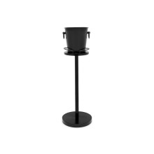 Support de seau à Champagne - Leopold Vienna - LV213004 - Noir - Stainless steel 304 - 68 cm