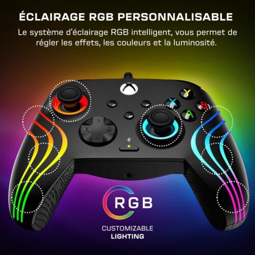 Turtle Beach RGB Wired Game Controller - TURTLE BEACH - TBC-2002-05 - Afterglow Wave - Schwarz - Xbox/PC 2
