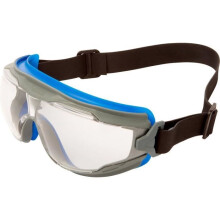 Óculos de proteção integral 3M Goggle Gear 500 GG501NSGAF-BLU com proteção antiembaçante azul, cinza DIN EN 166