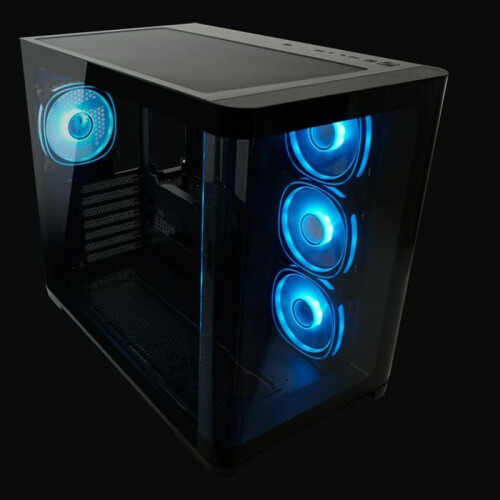 Case PC - LC-POWER - 8001B Pro-Storm Dark - ATX - Raffreddamento ottimizzato - Design moderno 1
