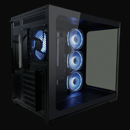 Case PC - LC-POWER - 8001B Pro-Storm Dark - ATX - Raffreddamento ottimizzato - Design moderno 2