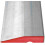 Stabila Righello - STABILA - 07829 - Alluminio - 100 cm - Tracciatura - Argento, Rosso 1