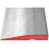 Stabila Righello - STABILA - 07829 - Alluminio - 100 cm - Tracciatura - Argento, Rosso 2