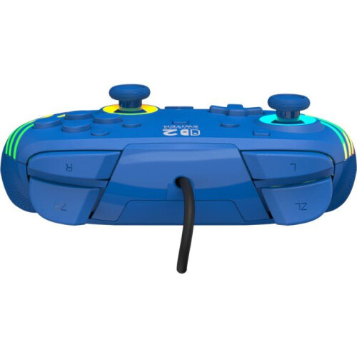 Turtle Beach Manette di gioco cablata RGB - TURTLE BEACH - Afterglow Wave per Nintendo Switch 2 - Blu 2