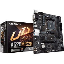 Placa base - Gigabyte - A520M S2H - Micro ATX - Socket AM4 - 64 Go RAM - HDMI, DisplayPort, VGA
