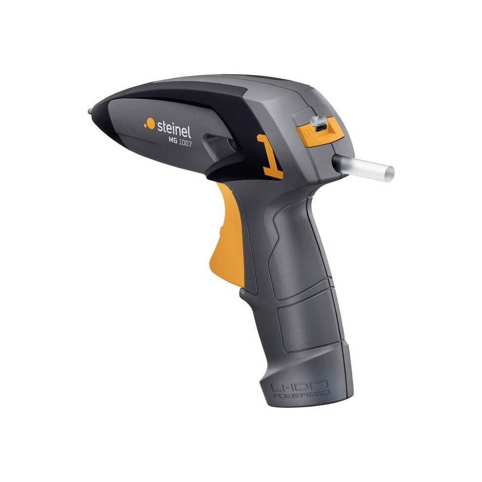 Steinel Mobileglue 1007 Pistolà colla senza filo + caricabatterie, + cavo di ricarica, + spia di stato di carica, modalità Eco 7