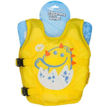 Schwimmweste - WAIMEA - 2-3 Jahre (15–19 kg) - verstellbar - Zertifiziert CE EN13138-1 - gelb/blau