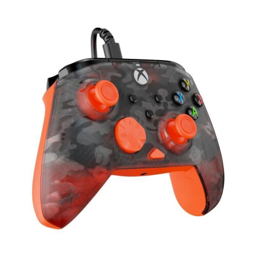 Turtle Beach Controller di gioco - Xbox Series X|S, Xbox One e PC - Rematch Core - RGB - Cablaggio - Camouflage Nero / Arancione - TURTLE BEACH 1