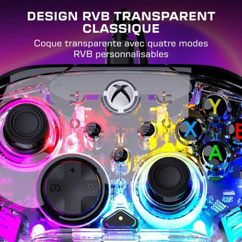 Turtle Beach Controlador - Xbox - Afterglow - Con cable - Transparente - Compatible con PC 1