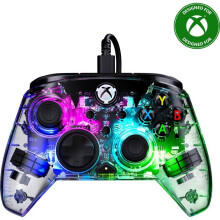 Controller di gioco - Xbox - Afterglow - Cablaggio - Trasparente - Compatibile con PC