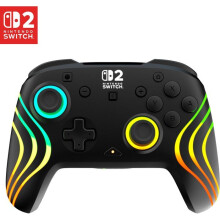 Controller di gioco - Nintendo Switch 2 - Afterglow Wave - RGB - Senza fili - Nero - Turtle Beach