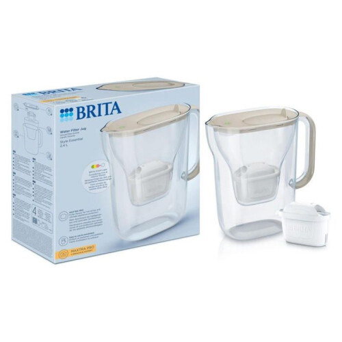 BRITA Filtrierende Karaffe BRITA Style Essential Sand + MAXTRA PRO Filterkartusche 1057794 1