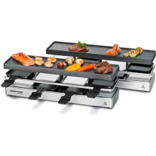 Raclette/grill - Rommelsbacher - RC 1600 - 795 W - 8 personnes - Argent