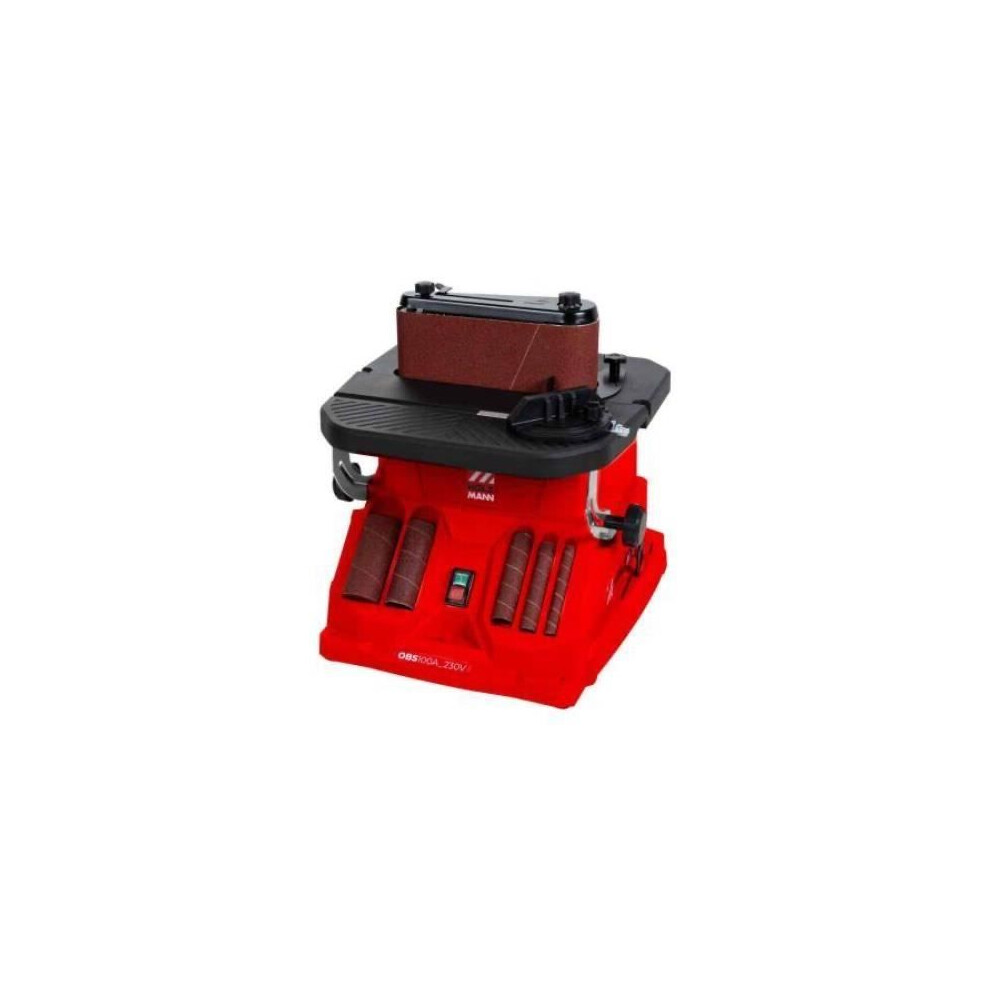 Holzmann Rot/Schwarz Schleifmaschine + Poliermaschine, Obs100a (Bandschleifer) - Image 4