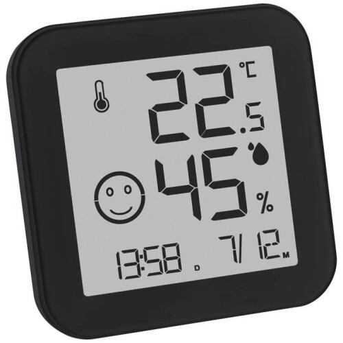 Termohigrómetro TFA Dostmann NEGRO Y BLANCO 30.5054.01 1