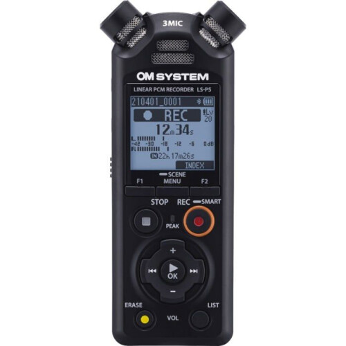 Recorder - OM SYSTEM - LSP 5 - Microfoon TresMic II - Bluetooth - 37 uur autonomie 1