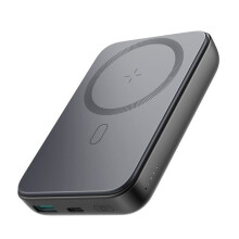Mini Power Bank Magnetisch 10000mAh Kabelloses Laden und Kompaktes Format - Grau